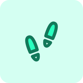 Footsteps Icon Seo